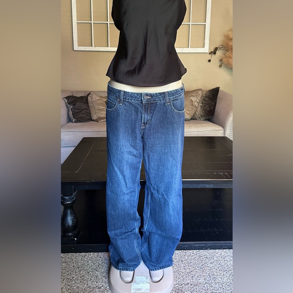 Hollister low rise baggy jeans